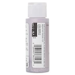 FolkArt Metallic Acrylic Paint - Shimmering Steel, 59 ml - side of bottle