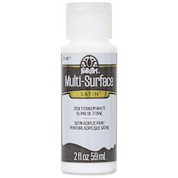 FolkArt Multi-Surface Acrylic Paint - Titanium White, 59 ml