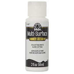 FolkArt Multi-Surface Acrylic Paint - Cottage White, 59 ml