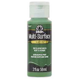 FolkArt Multi-Surface Acrylic Paint - Classic Green, 59 ml