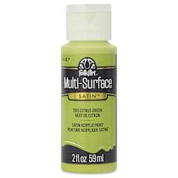 FolkArt Multi-Surface Acrylic Paint - Citrus Green, 59 ml