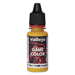 Vallejo Game Color Acrylic Paint - Sun Yellow, 18 ml - front
