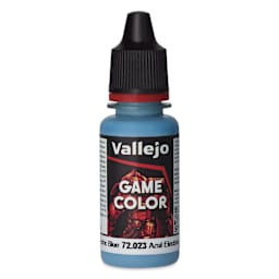 Vallejo Game Color Acrylic Paint - Electric Blue, 18 ml - front