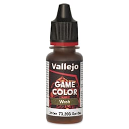 Vallejo Game Color Acrylic Paint - Umber, 18 ml - front