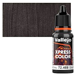 Vallejo Xpress Color Acrylic Paint - Landser Grey, 18 ml bottle and swatch