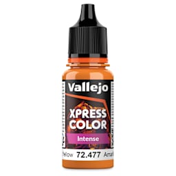 Vallejo Xpress Color Acrylic Paint - Dreadnought Yellow, 18 ml