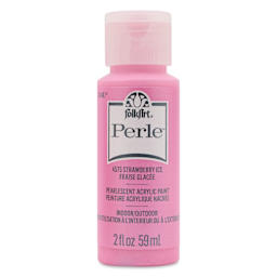 FolkArt Perle Acrylic Paint - Strawberry Ice, 2 oz bottle