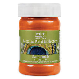 Modern Masters Metallic Paint - Burnt Orange, 177 ml jar
