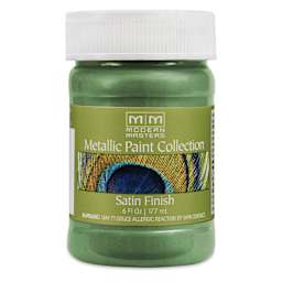 Modern Masters Metallic Paint - Mystical Green, 177 ml jar