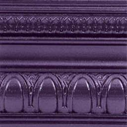 Modern Masters Metallic Paint - Amethyst painted on a piece of trim