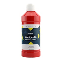 Art Alternatives Economy Acrylic - Warm Red, 475 ml