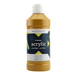Art Alternatives Economy Acrylic - Yellow Ochre, 475 ml