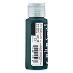 FolkArt Flat Ultra Matte Acrylic Paint - Deep Marine, 2 oz, back of bottle