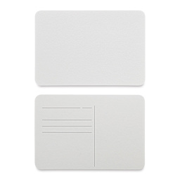 Hahnemühle Watercolor Postcards - Rough, Pkg of 30 (front and back of postcard)