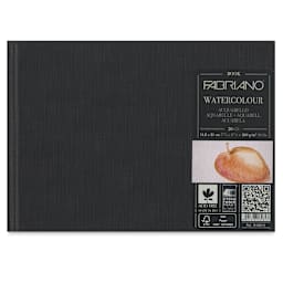 Fabriano Hardcover Watercolor Journals - Front cover of Journal with label