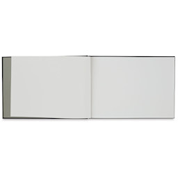 Fabriano Hardcover Watercolor Journals - Journal open showing pages laying flat