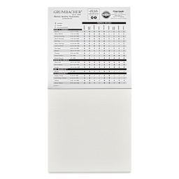 Grumbacher Watercolor Tapebound Pad - 8" x 8", 30 Sheets, 140 lb open to first page