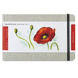 Handbook Journal Co. Watercolor Journals - Front cover of Landscape Journal with label