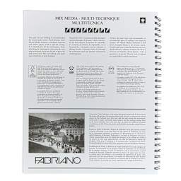 Fabriano 1264 Mixed Media Pad, 11”x14”, 120 lb, 40 Sheets