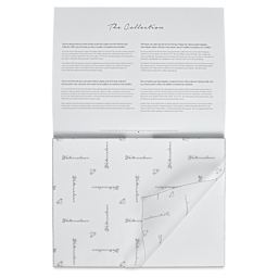 Hahnemühle The Collection Watercolor Block - Rough, 9.4" x 12.6", 140 lb, 10 Sheets cover sheet on block