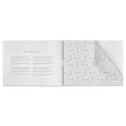 Hahnemühle The Collection Watercolor Block - Rough, 14.1" x 18.9", 140 lb, 10 Sheets cover sheet on block