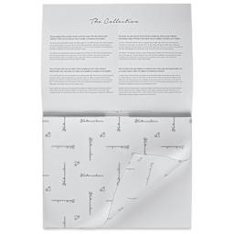 Hahnemühle The Collection Watercolor Block - Hot Press, 9.4" x 12.6", 140 lb, 10 Sheets cover sheet on block
