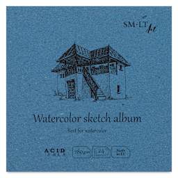 SMLT Art Layflat Watercolor Pad, front of pad
