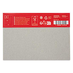 Caran d'Ache Mixed Media Postcards Pad, back cover