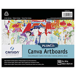 Canson Plein Air Canva Artboard Pad - 8" x 10", front cover 