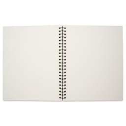 Bee Elite Watercolor Pad - 9" x 12", 30 Sheets, 140 lb, Spiral Bound, open