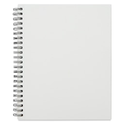 Bee Inspired Wirebound Watercolor Artist Pad - 9" x 12", open