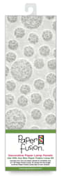 Paper Fusion Decorative Paper Lamp Panels - White Circles pattern in package