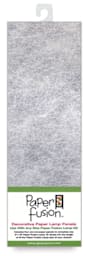Paper Fusion Decorative Paper Lamp Panels - White Lutradur pattern in package