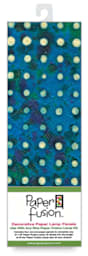 Paper Fusion Decorative Paper Lamp Panels - Turquoise Lotsa Dots pattern in package