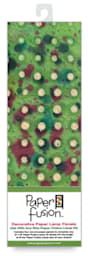 Paper Fusion Decorative Paper Lamp Panels - Citrus Green Lotsa Dots pattern in package