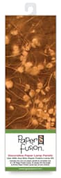 Paper Fusion Decorative Paper Lamp Panels - Burnt Sienna Clover pattern in package