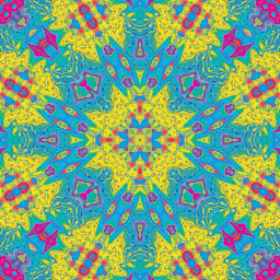 Tuttle Origami Pack Kaleidoscope Patterns, Blue/Yellow