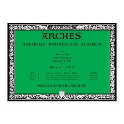 Arches Watercolor Block - 14" x 20", Cold Press, 20 Sheets