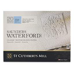 Saunders Waterford Watercolor Block - 12" x 16", Cold Press, 140 lb, 20 Sheets (front cover)