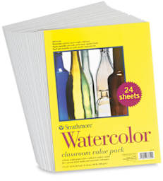 Cold Press Watercolor Paper, Class Pack of 24