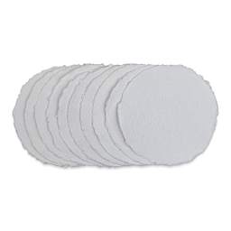 Shizen Watercolor Paper - 8", Round Deckle Edge, Cold Press/Rough, 10 Sheets