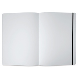 Moleskine Art Collection Watercolor Notebook - 16-1/2" x 12", Portrait, 60 Pages (open to show paper)