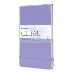 Moleskine Art Collection Watercolor Album - 5" x 8-1/4", Landscape, 72 Pages, Wisteria, front cover
