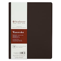 Strathmore 400 Series Watercolor Hardcover Hardbound Art Book - 8-1/2" x 11", Portrait