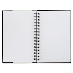 Strathmore 400 Series Drawing Hardcover Wirebound Art Book - 5-1/2" x 8-1/2", open