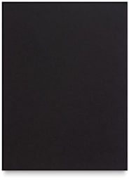 Strathmore Artagain Drawing Paper - Single sheet of Coal Black shown