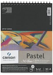 Canson Mi-Teintes Spiral Pad - Front view of Cover with spiral at top