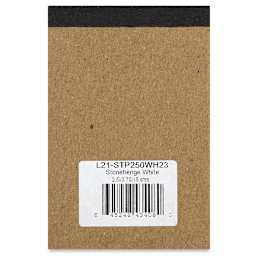 Legion Stonehenge Mini Drawing Paper Pad - 2-1/2" x 3-3/4", White, 15 Sheets (back of pad)