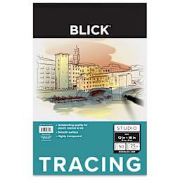 Blick Studio Tracing Paper Pad - 12" x 18", 50 Sheets, front of pad