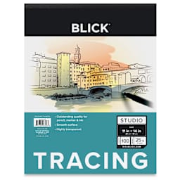 Blick Studio Tracing Paper Pad - 11" x 14", 100 Sheets, front of pad